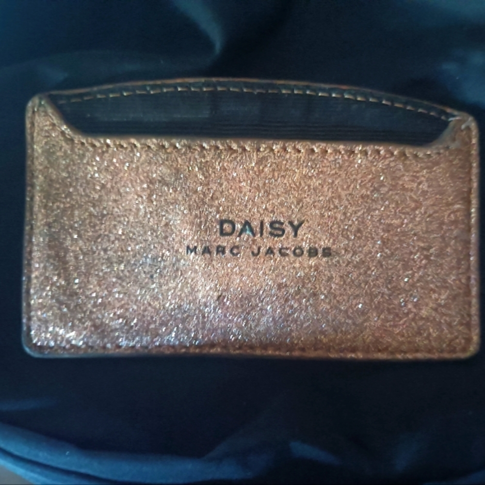 MARC JACOBS DAISY SPARKLY CARD HOLDER